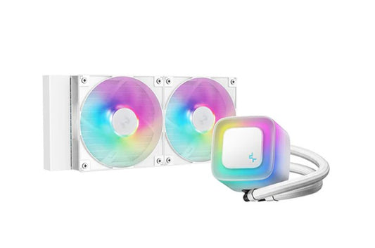 DeepCool LE240 V2 Liquid Cooler 240mm 6th Gen Pump up to 3400 PWM, Hydro Bearing, IntelLGA1851/17...