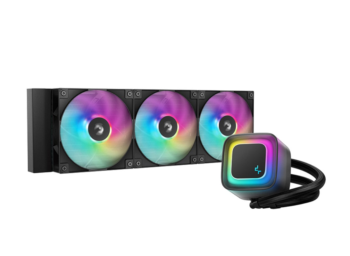 DeepCool LE360 V2 Liquid Cooler 360 mm 6th Gen Pump up to 3400 PWM, Hydro Bearing, IntelLGA1851/1...