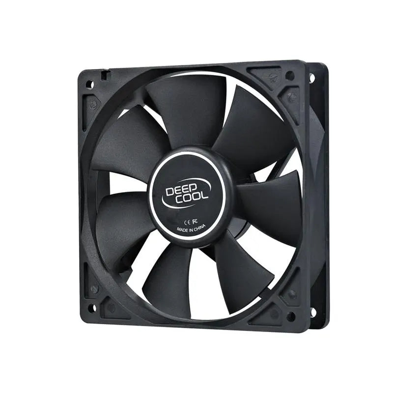 DeepCool XFAN 120 120mm Hydro Bearing Case Fan 3 Pin / Molex Connector, Black Stealth Appearance,...