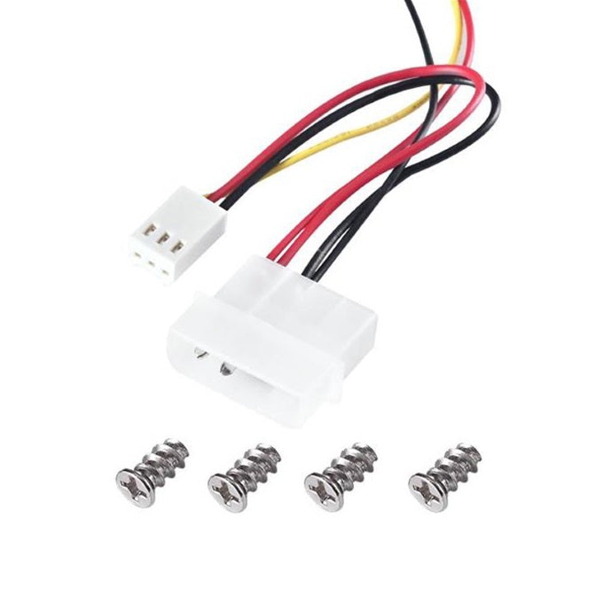 DeepCool XFAN 120 120mm Hydro Bearing Case Fan 3 Pin / Molex Connector, Black Stealth Appearance,... - Image 3