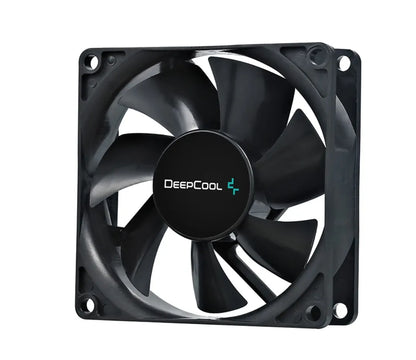 DeepCool 80mm Hydro Bearing Case Fan Molex 20dB 1800rpm 82g, High Quality Black Material, Low RPM...