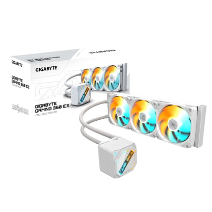 GIGABYTE GAMING 360 ICE all-in-one liquid cooler, Intel 1851 / 1700 / 115X / 1200, AMD AM5 / AM4,...