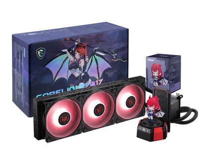 MSI CORELIQUID A17 MLG EDITION, 360mm, 394x119.6x27.2mm, Alu radiator, 3x120mm fans, 64.89CFM, 20...