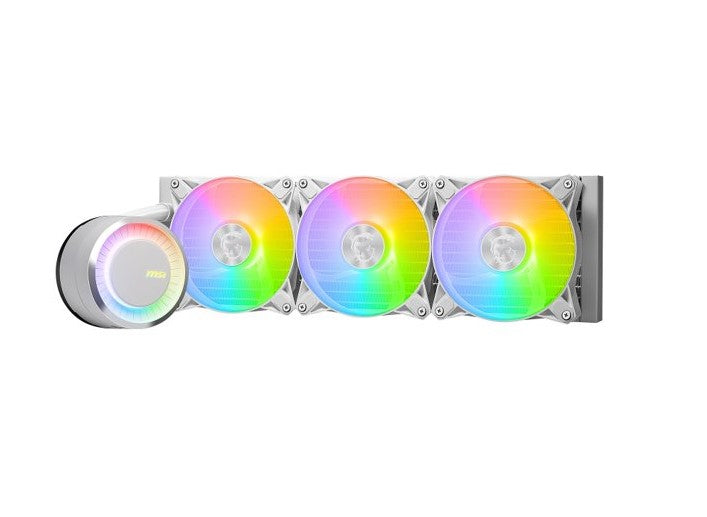 MSI MAG CORELIQUID E360 WHITE Liquid CPU Cooler, LGA 1150/1151/1155/1156/1200/1700/AM5/AM4/TR4/sT... - Image 2