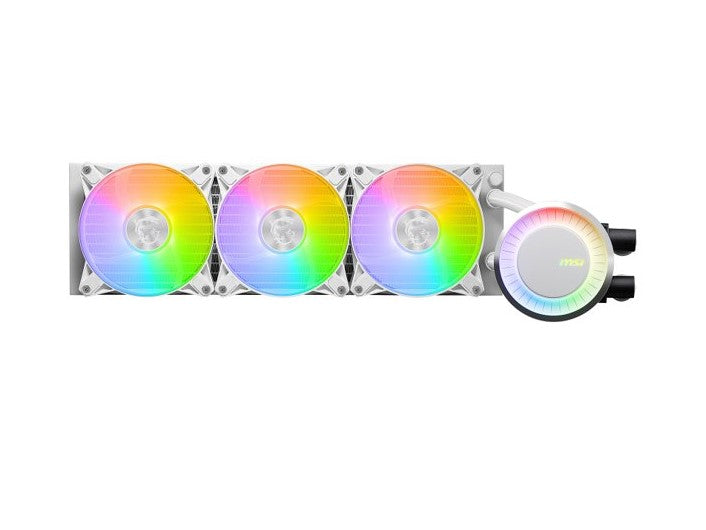 MSI MAG CORELIQUID E360 WHITE Liquid CPU Cooler, LGA 1150/1151/1155/1156/1200/1700/AM5/AM4/TR4/sT... - Image 3