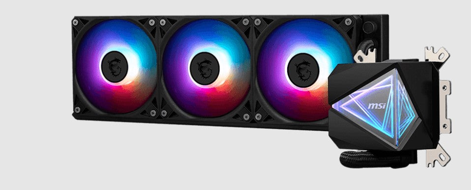 MSI MAG CORELIQUID I360 BlackLiquid CPU Cooler, LGA 1150/1151/1155/1156/1200/1700+ Next gen AM5/A...