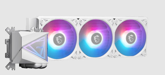 MSI MAG CORELIQUID I360 White Liquid CPU Cooler, LGA 1150/1151/1155/1156/1200/1700+ Next gen AM5/...