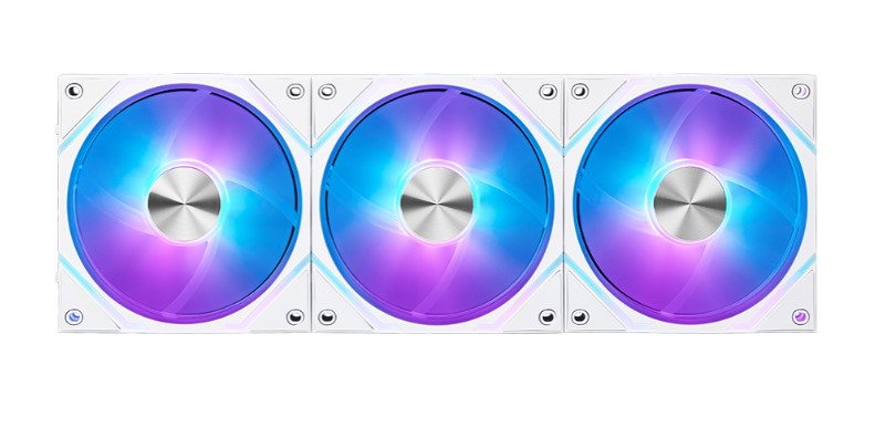 MSI MPG EZ120 ARGB WHITE-3W  Fan, 3 x MPG EZ120 ARGB fans, 7-pin JAF / 4-pin PWM  3-pin ARGB, 0~1...