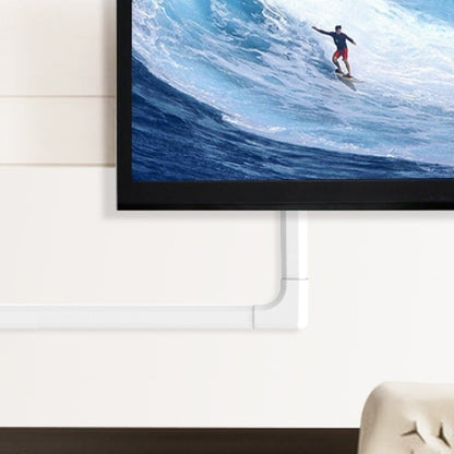 Brateck Plastic Cable Cover - 750mm Material: Polyvinyl Chloride(PVC) Dimensions 60x20x750mm - Bl... - Image 2