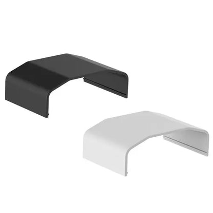 Brateck Plastic Cable Cover Joint  Material:ABS Dimensions 64x21.5x40mm - Black (LS) - Desk Cable... - Image 2