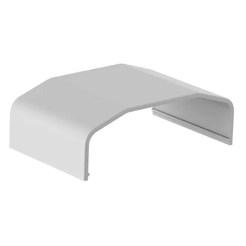 Brateck Plastic Cable Cover Joint  Material:ABS Dimensions 64x21.5x40mm - White (LS) - Desk Cable...