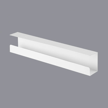 Brateck Under-Desk Cable Tray Organizer  Dimensions:600x114x76mm - White (LS) - Desk Cable Manage...