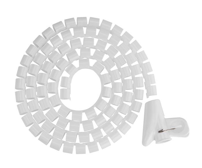 Brateck 15mm/0.59' Diameter Coiled Tube Cable Sleeve Material Polyethylene(PE) Dimensions 1000x15...