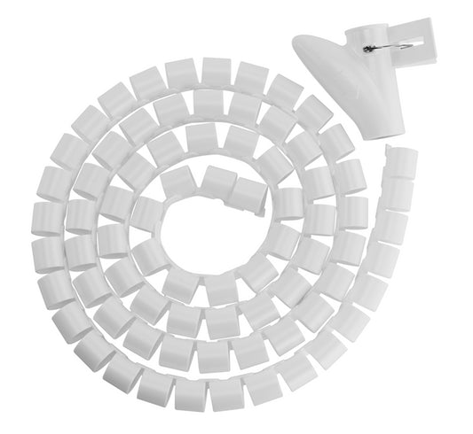 Brateck 25mm/1' Diameter Coiled Tube Cable Sleeve Material Polyethylene(PE) Dimensions 1000x25mm...