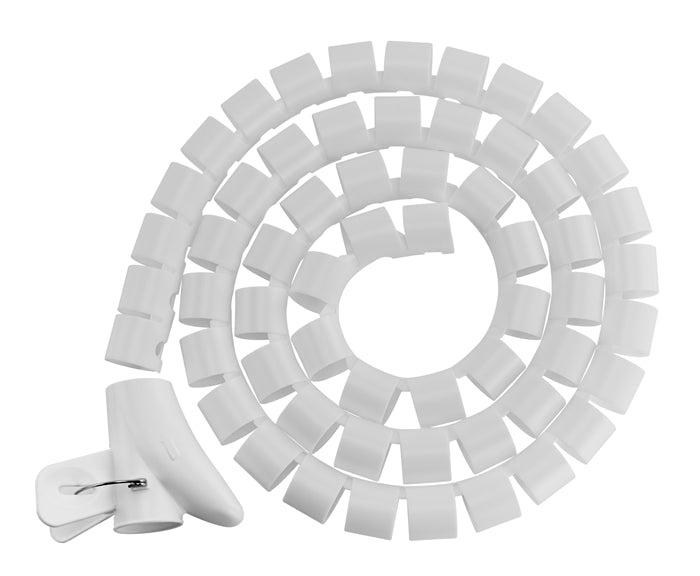 Brateck 30mm/1.2' Diameter Coiled Tube Cable Sleeve   Material Polyethylene(PE) Dimensions 1000x3...