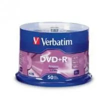 Verbatim DVD+R 4.7GB 50Pk Spindle 16x - CDR/RW  DVDR/RW  Media