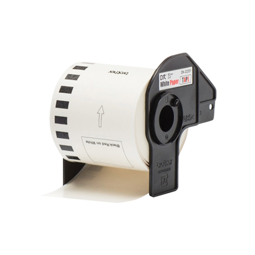 Brother DK-22251 Consumer Paper Roll - PAPER ROLL 62MM X 15.24M (WITH BLACK/RED PRINT) - Scanner... - Image 3