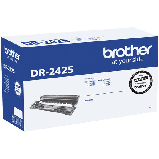 Brother DR-2425 Mono Laser Drum- Standard Cartridge - HL-L2350DW/L2375DW/2395DW/MFC-L2710DW/2713D...