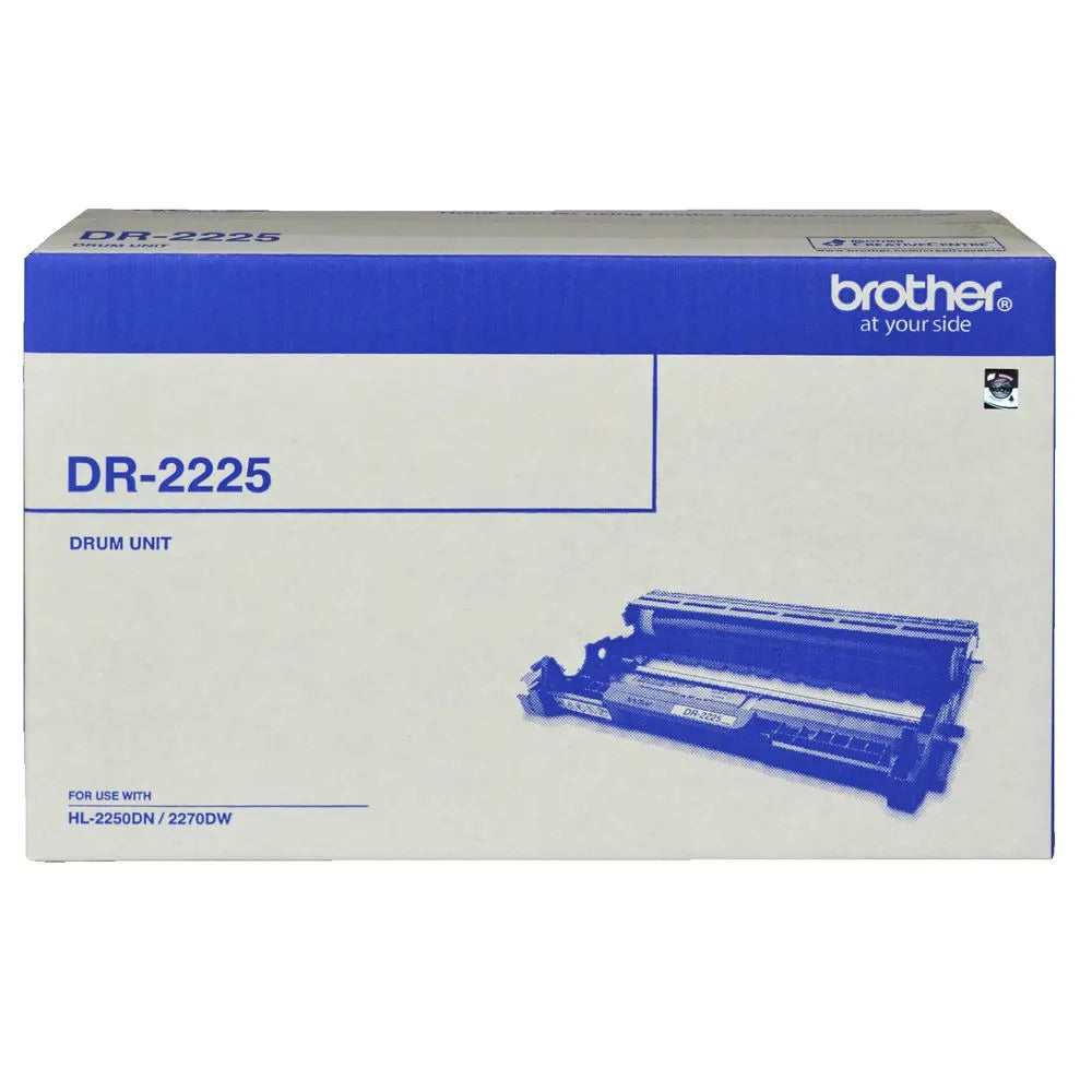Brother DR-2225 Mono Laser Drum- HL-2130/2132/2240D/2242D/2250DN/2270DW, DCP-7055/7060D/7065DN, M...