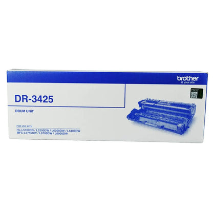 Brother DR-3425 Drum Unit -To Suit  HL-L5100DN/L5200DW/L6200DW/L6400DW  MFC-L5755DW/L6700DW/L6900...