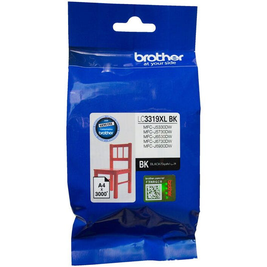 Brother LC-3319 XL Black to Suit - J5330DW/J5730DW/J6530DW/J6730DW/J6930DW - Printer Consumable