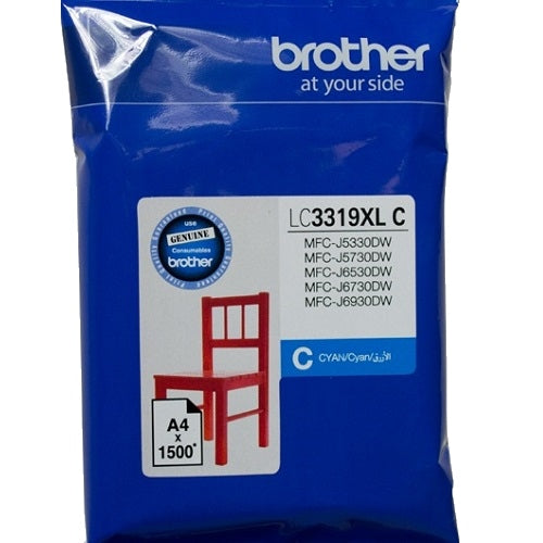 Brother LC-3319 XL Cyan to Suit - J5330DW/J5730DW/J6530DW/J6730DW/J6930DW - Printer Consumable