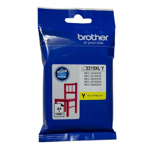 Brother LC-3319 XL Yellow  to Suit - J5330DW/J5730DW/J6530DW/J6730DW/J6930DW - Printer Consumable