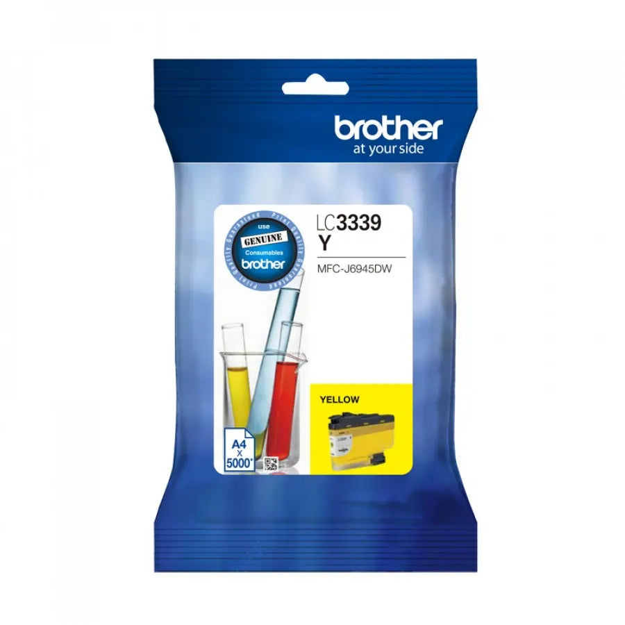 Brother LC-3339XLY Yellow Super High Yield Ink Cartridge to Suit MFC-J5845DW, MFC-J5945DW, MFC-J6...