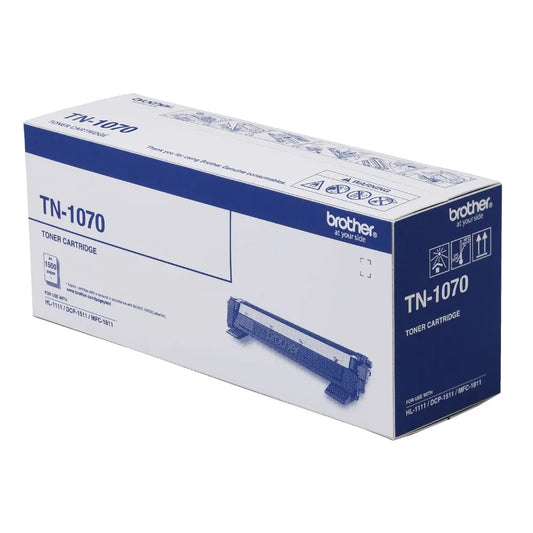 Brother TN-1070 1000 page Yield Toner Cartridge to suit HL-1110/DCP-1510/MFC-1810 - Printer Consu...