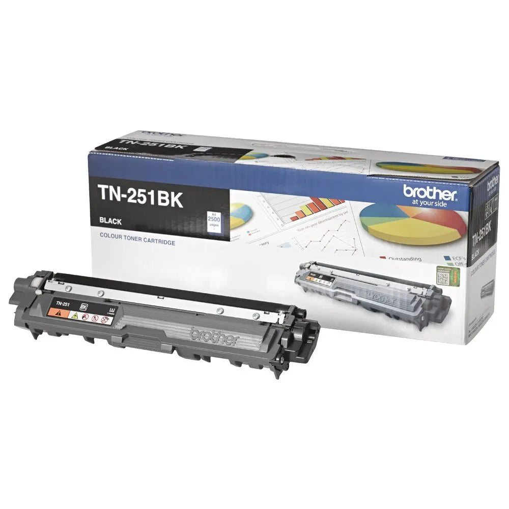 Brother TN-251BK BLACK TONER CARTRIDGE TO SUIT HL-3150CDN/3170CDW/MFC-9140CDN/9330CDW/9335CDW/934...