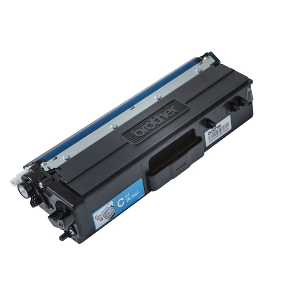 Brother TN-446C Colour Laser- Super High Yield Cyan- HL-L8360CDW, MFC-L8900CDW - 6,500 Pages - Pr...