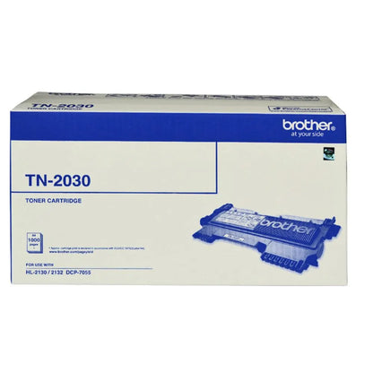 Brother TN-2030 Mono Laser Toner, HL-2130/2132/2135W, DCP-7055- up to 1,000 pages - Printer Consu...