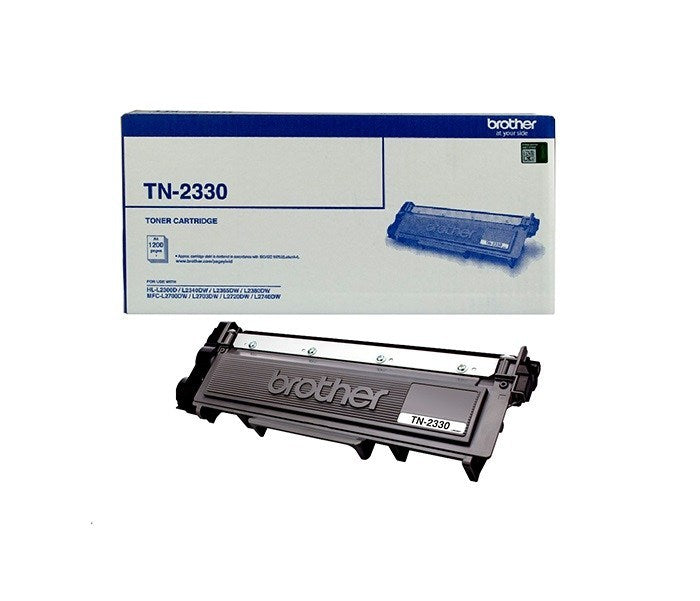 Brother TN-2330 Mono Laser Toner- Standard, HL-L2300D/L2305W/L2340DW/L2365DW/2380DW/MFC-L2700DW/2...