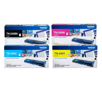 Brother TN-240 - COLOUR LASER TONER - 4 COLOUR PACK OF TN-240 LASER TONER, CONTAINS BLACK, CYAN,... - Image 3
