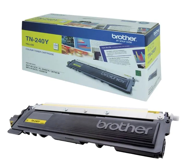 Brother TN-240Y Colour Laser Toner - Yellow,  HL-3040CN/3045CN/3070CW/3075CW, DCP-9010CN, MFC-912... - Image 3