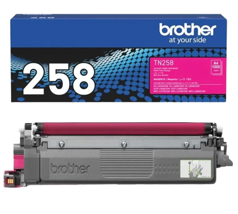 Brother TN-258M **NEW** MAGENTA TONER CARTRIDGE TO SUIT MFC-L8390CDW/MFC-L3760CDW/MFC-L3755CDW/DC... - Image 3