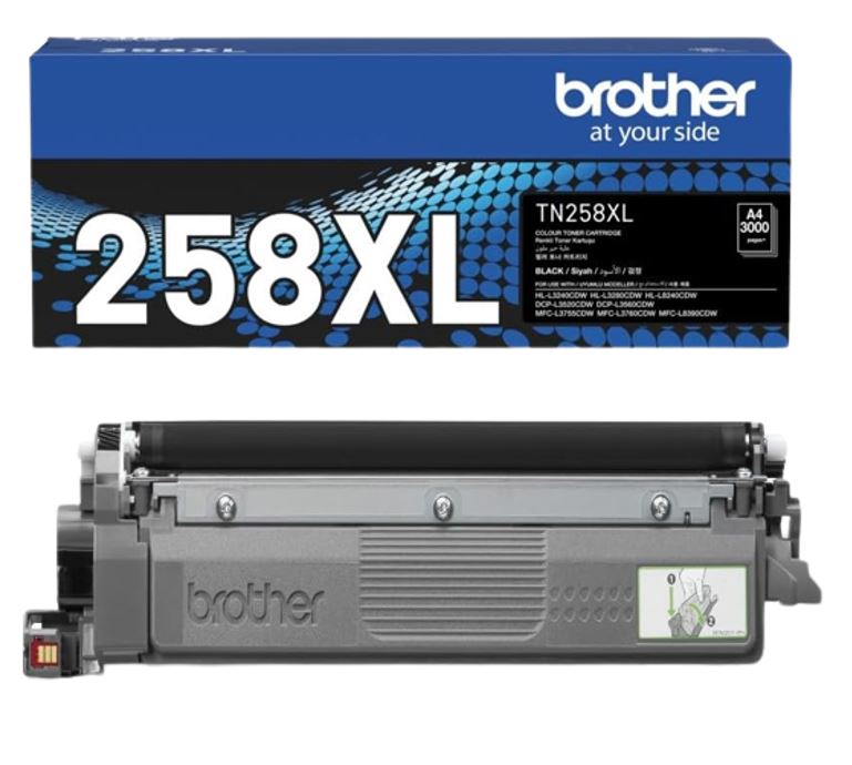 Brother TN-258XLBK **NEW** BLACK HIGH YIELD TONER CARTRIDGE TO SUIT MFC-L8390CDW/MFC-L3760CDW/MFC... - Image 3