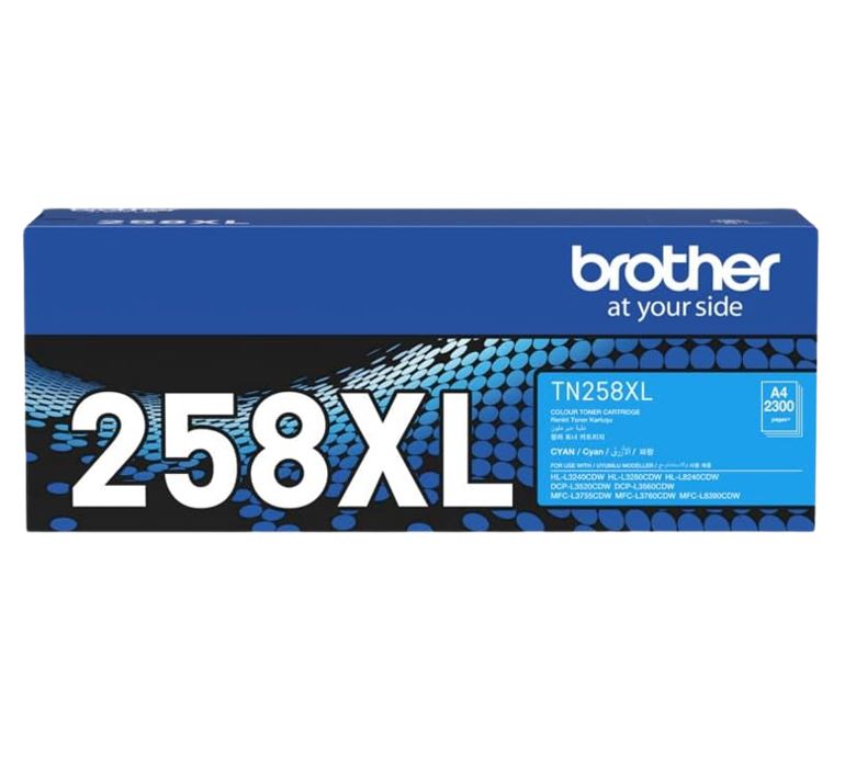 Brother TN-258XLC **NEW** CYAN HIGH YIELD TONER CARTRIDGE TO SUIT MFC-L8390CDW/MFC-L3760CDW/MFC-L... - Image 2