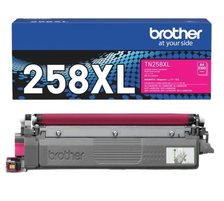 Brother TN-258XLM **NEW** MAGENTA HIGH YIELD TONER CARTRIDGE TO SUIT MFC-L8390CDW/MFC-L3760CDW/MF... - Image 3