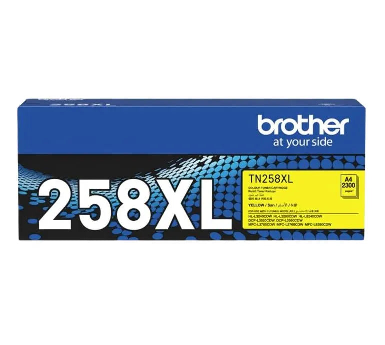 Brother TN-258XLY*NEW*YELLOW HIGH YIELD TONER CARTRIDGE TO SUIT MFC-L8390CDW/MFC-L3760CDW/MFC-L37... - Image 2