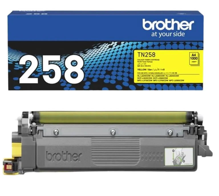 Brother TN-258Y **NEW** YELLOW TONER CARTRIDGE TO SUIT MFC-L8390CDW/MFC-L3760CDW/MFC-L3755CDW/DCP... - Image 3