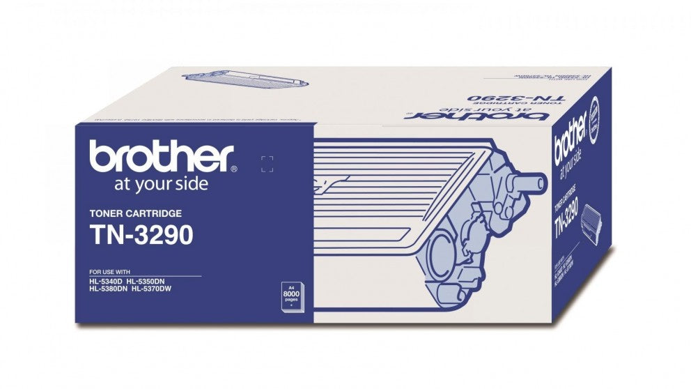 Brother TN-3290 Mono Laser Toner - High Yield - HL-5340D/5350DN/5370DW/5380DN, MFC-8370DN/8890DW/...
