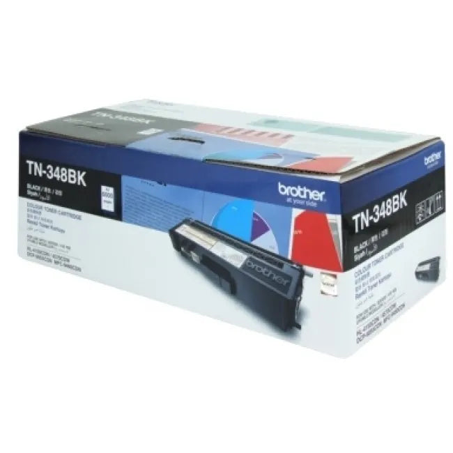 Brother TN-348BK Colour Laser toner - Super High Yield Black-HL- 4150CDN/4570CDW, DCP-9055CDN, MF...