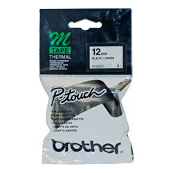 M-k231 Blk Print on White Tape For Brother P-Touch 65/85/100 - Scanner and Labeller