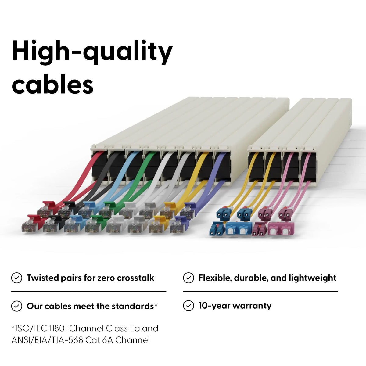 Patchbox one Cassette 8RU STP White - Network - Network Cables - Image 3