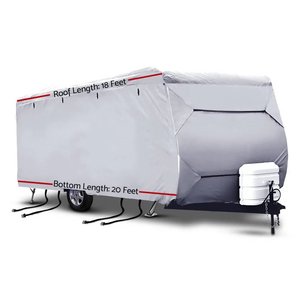 Weisshorn 18-20ft Caravan Cover Campervan 4 Layer UV Water Resistant - Image 2