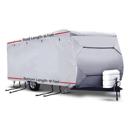 Weisshorn 16-18ft Caravan Cover Campervan 4 Layer UV Water Resistant - Image 2