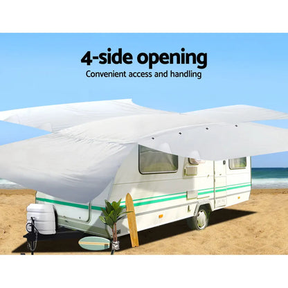 Weisshorn 22-24ft Caravan Cover Campervan 4 Layer UV Water Resistant - Image 6