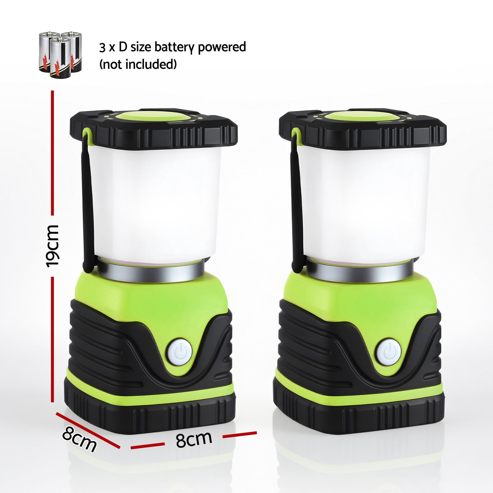 Weisshorn 2-Pack LED Camping Lanterns, 1000LM Super Bright Waterproof Portable Emergency Tent Lights - Image 2