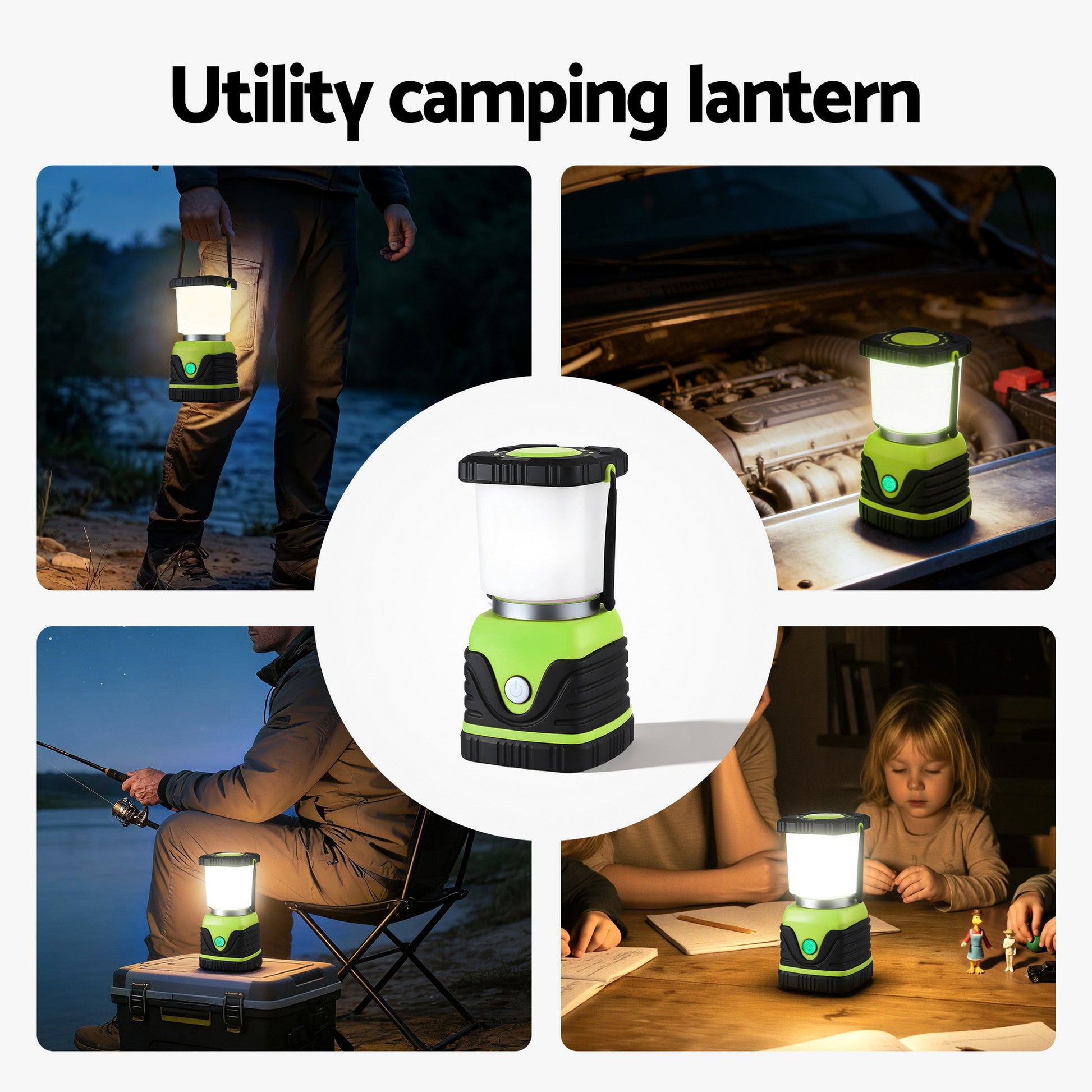 Weisshorn 2-Pack LED Camping Lanterns, 1000LM Super Bright Waterproof Portable Emergency Tent Lights - Image 4